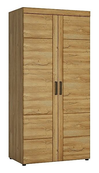 freiraum Kleiderschrank CORTINA in Grandson Eiche Dekor - 92,8x195x57,9 (Bx günstig online kaufen