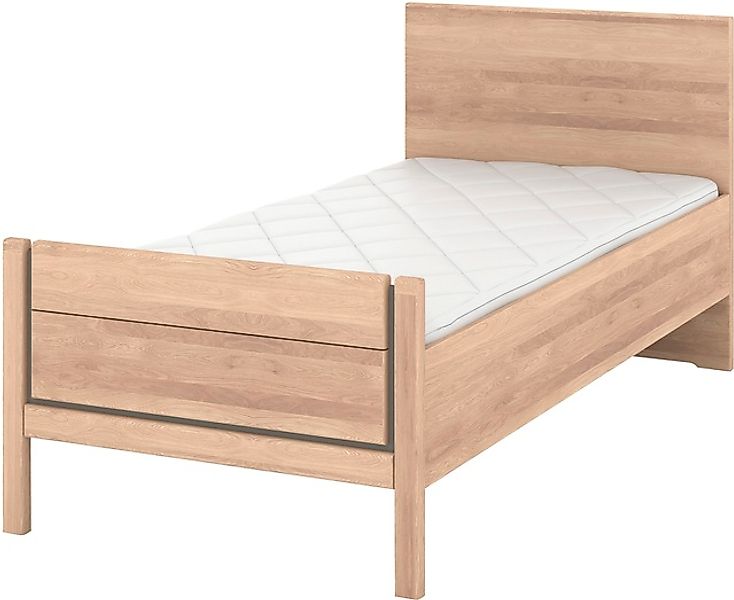 Musterring Holzbett »Sorrent, Bettgestell, Bettrahmen, teilmassiv Eiche«, ( günstig online kaufen