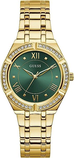 Guess Quarzuhr COSMO GW0033L8, Armbanduhr, Damenuhr, analog, Kristallsteine günstig online kaufen