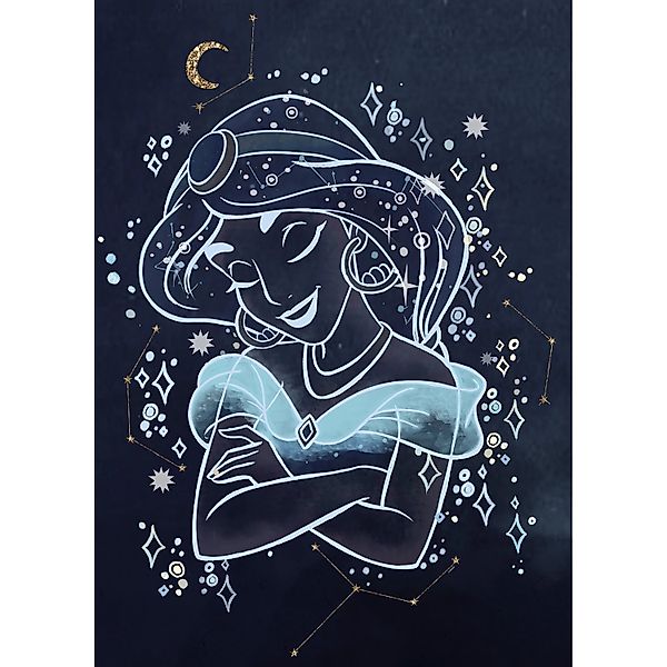 Komar Bild "Jasmin Dreaming", Disney, (1 St.), Wandbild zur Dekoration im K günstig online kaufen
