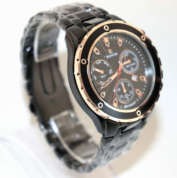 Rötting Design Quarzuhr Herrenuhr schwarzes Ziffernblatt günstig online kaufen