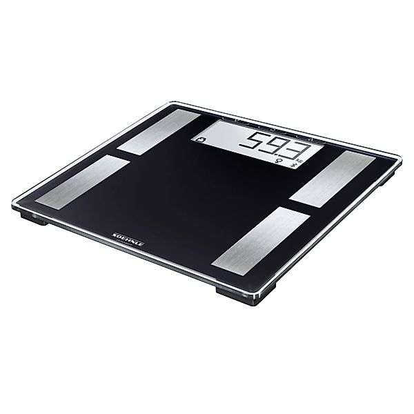 Leifheit Personenwaage Digital Shape Sense Connect 50 Schwarz-Silber 31 x 3 günstig online kaufen