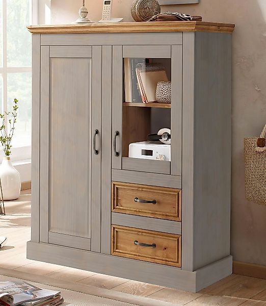Home affaire Highboard "Selma", Vitrine, Breite 100 cm günstig online kaufen