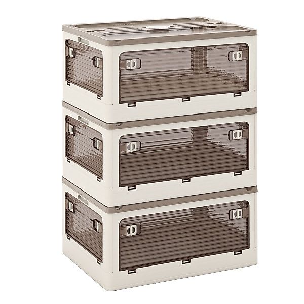 COSTWAY Aufbewahrungsbox, mit Deckel, 3er Set günstig online kaufen