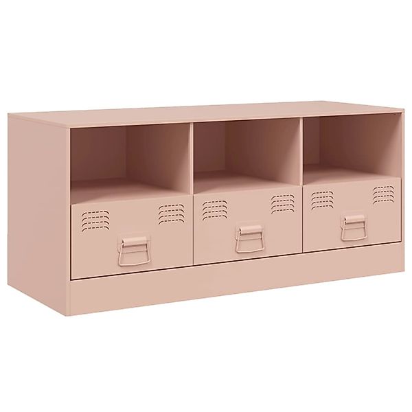 VidaXL TV-Schrank Rosa 99x39x44 cm Stahl  Modell 2 günstig online kaufen