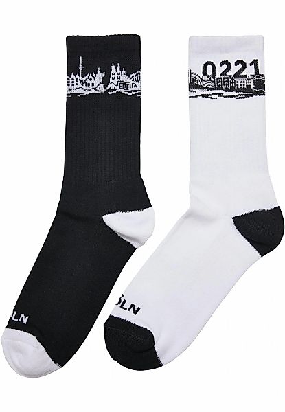 MisterTee Basicsocken "MisterTee Unisex Major City 0221 Socks 2-Pack" 1 Stk günstig online kaufen