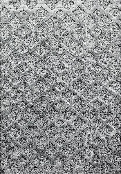 Ayyildiz Teppich PISA grau B/L: ca. 140x200 cm günstig online kaufen