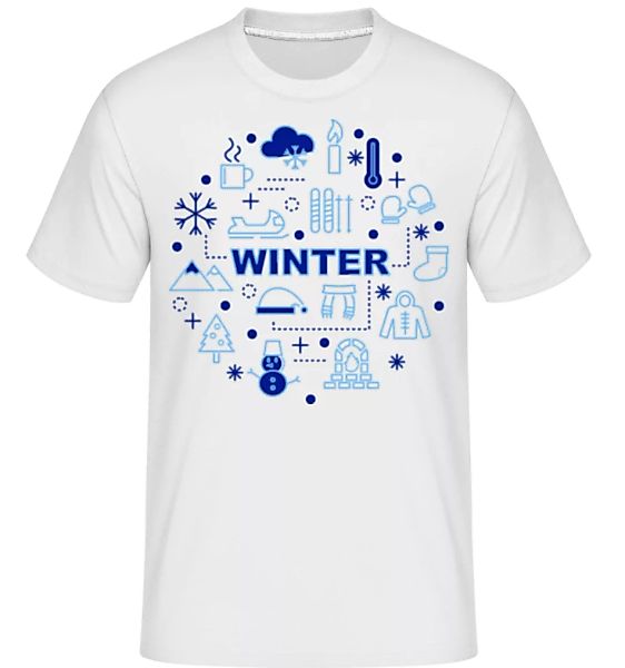 Winter Symbole · Shirtinator Männer T-Shirt günstig online kaufen
