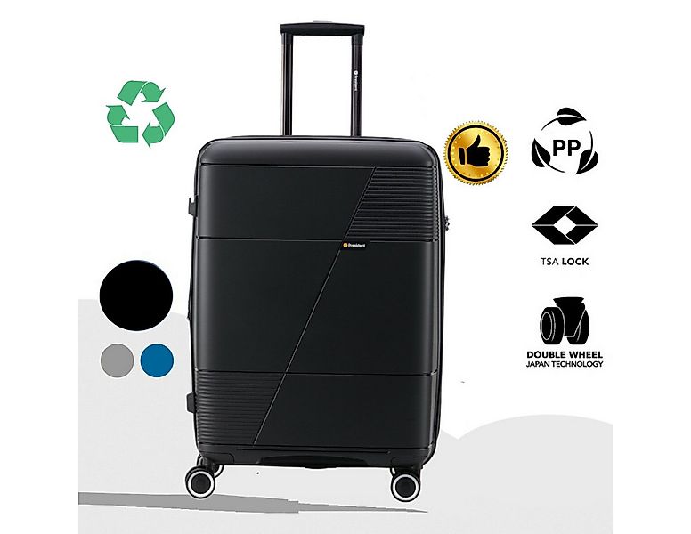 Super Solu Hartschalen-Trolley robuster & stabiler Hartschalenkoffer aus PP günstig online kaufen