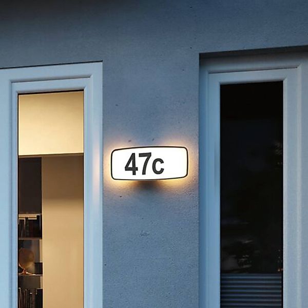 Paulmann LED Außen-Wandleuchte »Hausnummernleuchte IP44276x73mm 6,5W 430lm günstig online kaufen