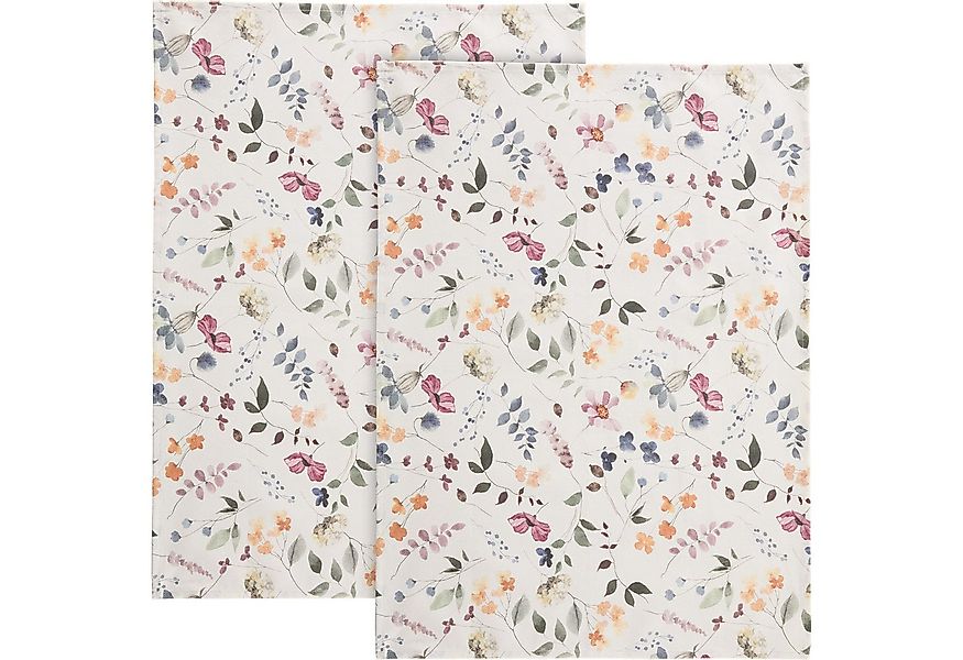 REDBEST Geschirrtuch Geschirrtuch 2er-Pack, Baumwolle Blumen günstig online kaufen