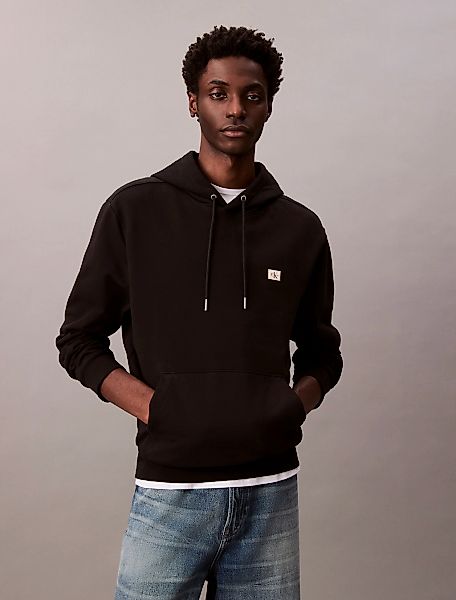 Calvin Klein Jeans Kapuzensweatshirt 400GSM TERRY BADGE HOODIE Mit Rundhals günstig online kaufen