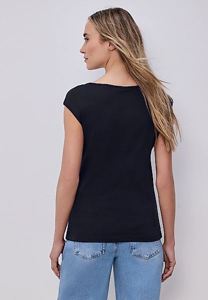 STREET ONE T-Shirt mit U-Boot-Ausschnitt günstig online kaufen