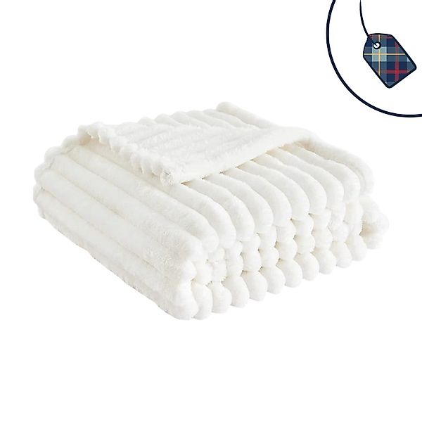 Wohndecke Premium Kuscheldecke in Cord Optik günstig online kaufen