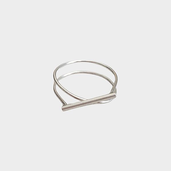 Minimalistischer Sterling Silber Ring ''Find a Way'' günstig online kaufen