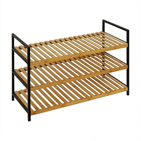 HARPER Schuhschrank Schuhregal HARPER AKOLA BHT 70x48.50x30 cm schwarz Stan günstig online kaufen