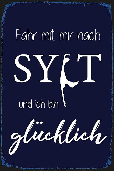 queence Metallbild Fahr mit mir nach günstig online kaufen