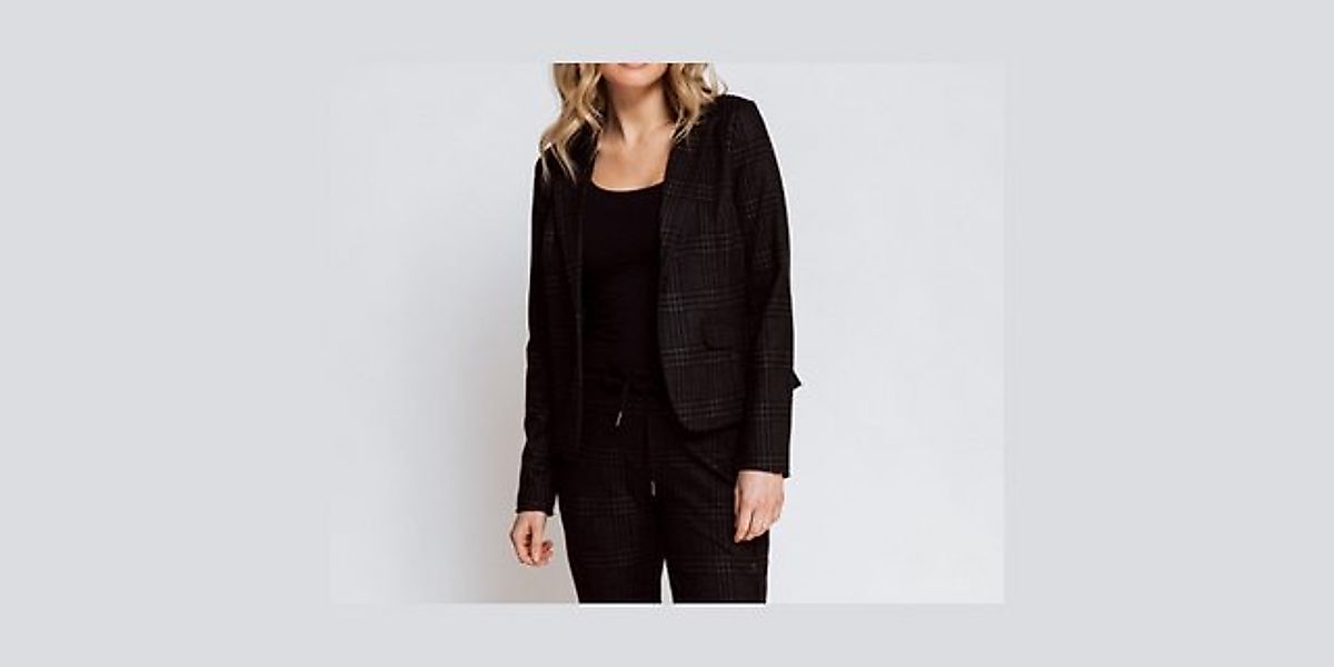 Zhrill Jackenblazer Blazer schwarz kariert günstig online kaufen