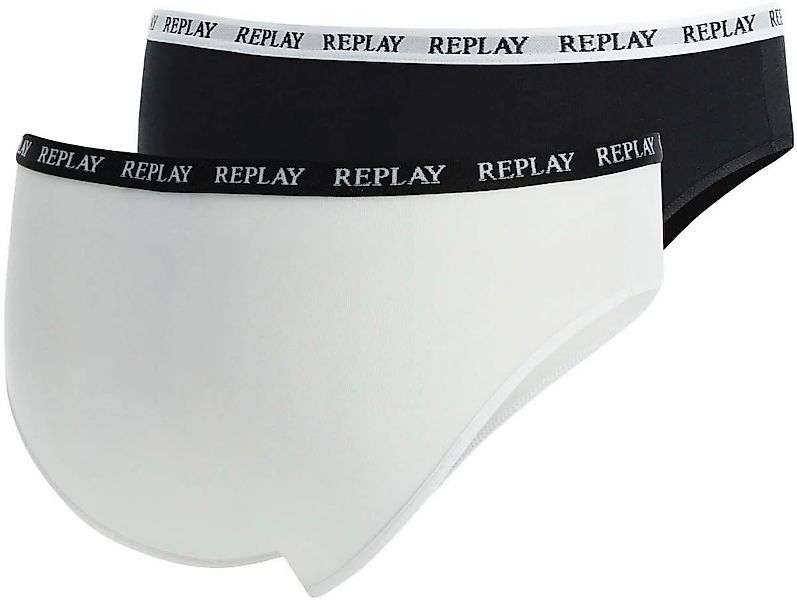 Replay Bikinislip "LADY SLIP Style 1 T/C 2pcs waterfall pack", (Packung, 2e günstig online kaufen