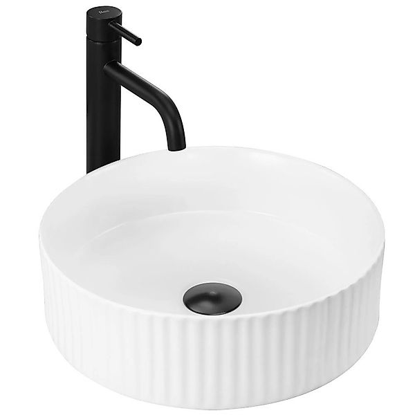 wohnwerk.idee Aufsatzwaschbecken Waschbecken Keramik Weiß Klein günstig online kaufen