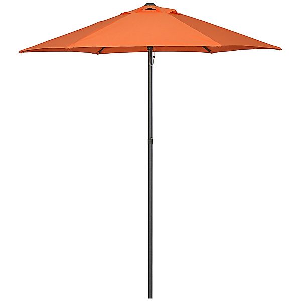 Outsunny Sonnenschirm mit Knickfunktion, sechseckig, windfest, günstig online kaufen
