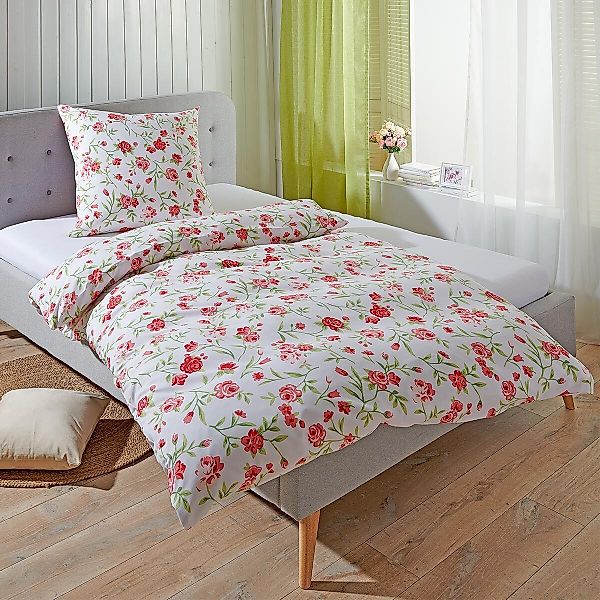 TRAUMSCHLAF Bettwäsche Nürnberg pink, Mikrofaser, 2 günstig online kaufen