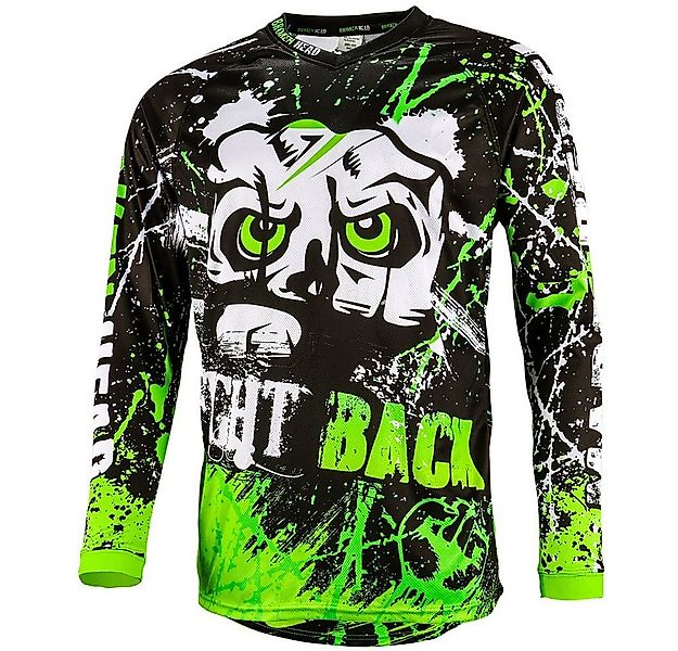 Funktionsshirt MX Jersey Strike Back Grün leuchtende Farben günstig online kaufen