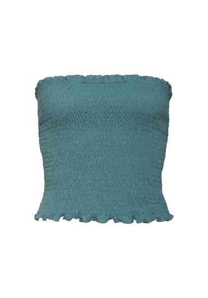 LASCANA Bandeautop aus Viskosejersey, rundum gesmokt, günstig online kaufen