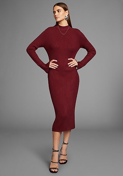 HECHTER PARIS Strickkleid mit Gehschlitz günstig online kaufen