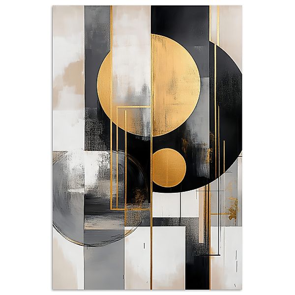 MuchoWow Poster Abstrakt - Gold - günstig online kaufen
