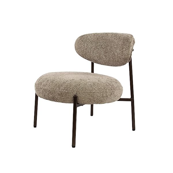 Vintagehaus Cocktailsessel Retro Round in erdigen günstig online kaufen