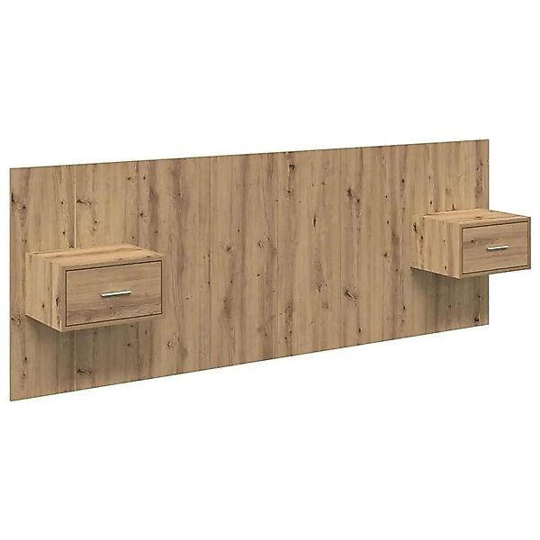 vidaXL Kopfteil mit Schrank 3 Stk Artisan-Eiche Holzwerkstoff 3415864 günstig online kaufen
