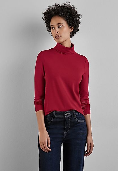 STREET ONE Langarmshirt im soften Baumwoll-Mix günstig online kaufen