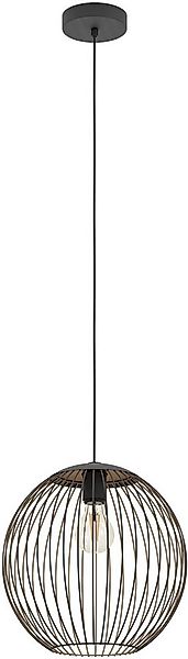 EGLO Hängeleuchte ALMANZORA Pendellampe - Stahl - E27 - 1X60W - IP20, ohne günstig online kaufen