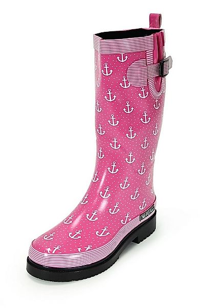 MADSea Anchor High Gummistiefel mit seitlicher Zierschnalle und Dehnfalte günstig online kaufen