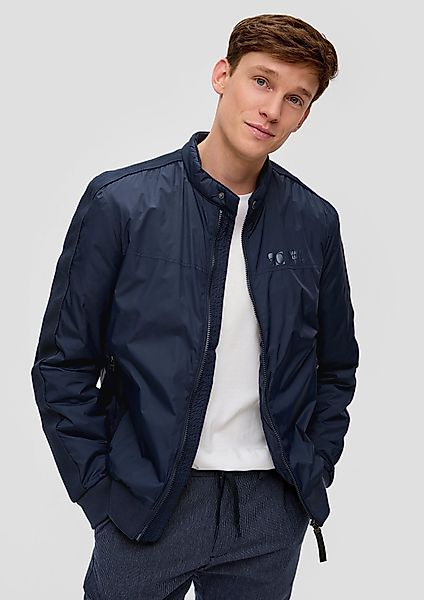 s.Oliver Allwetterjacke Nylonjacke mit Stehkragen Tape günstig online kaufen