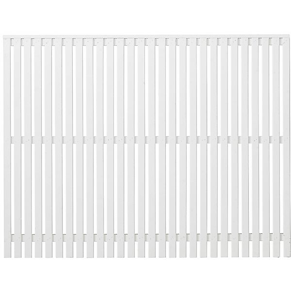 Sichtschutzzaun Sendai Nadelholz Weiß 180 cm x 140 cm günstig online kaufen