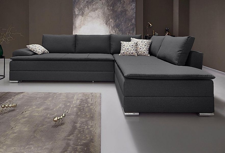 INOSIGN Ecksofa "Night & Day L-Form, B: 324 cm" mit Bettfunktion, Bettkaste günstig online kaufen