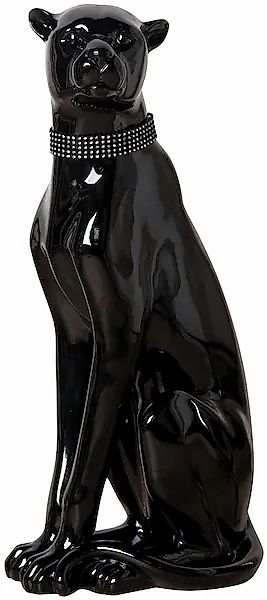Casablanca by Gilde Tierfigur »Figur Panther schwarz H. 60 cm« günstig online kaufen