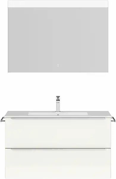 nobilia® Badmöbel-Set »Levere« vormontiert, mit Soft-Close, 2 Stk. tlg. günstig online kaufen