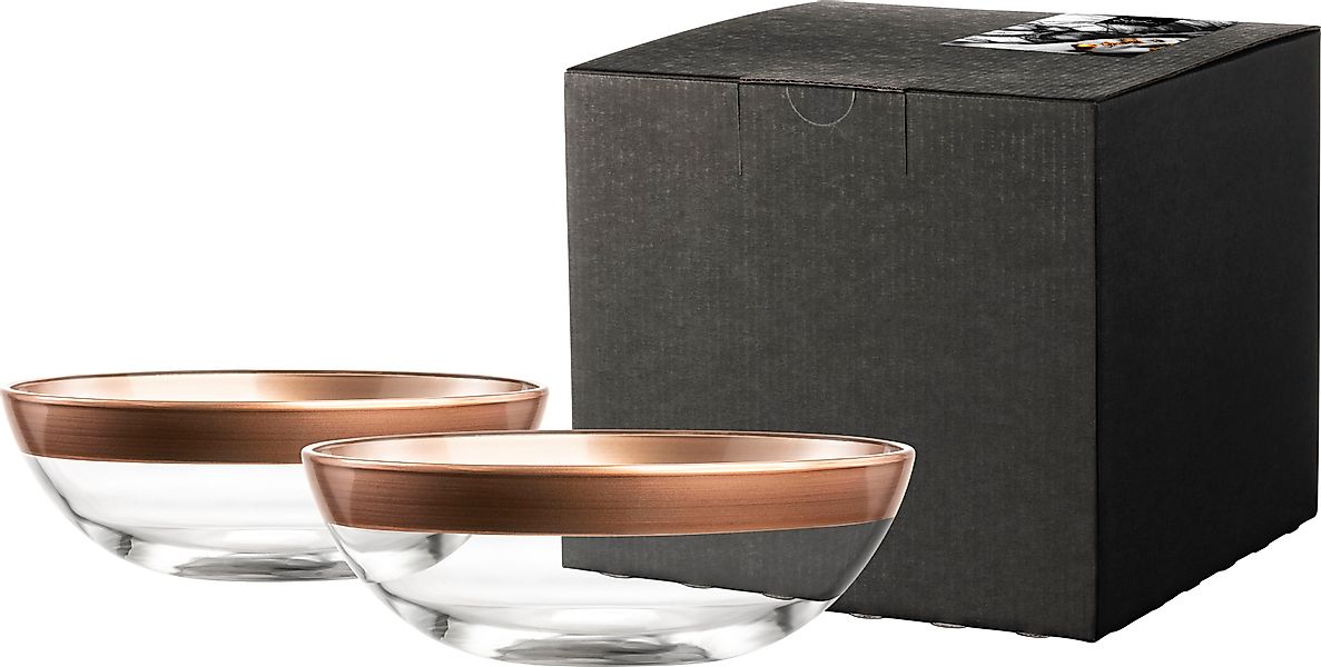 Eisch Germany Müslischale »KAYA COPPER«, 2 tlg., aus Kristallglas, im Gesch günstig online kaufen
