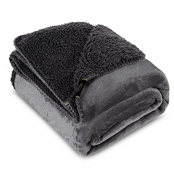 Wohndecke TEDY, Eurofirany, Teddy-Fleece, kuschelige Sofadecke, günstig online kaufen