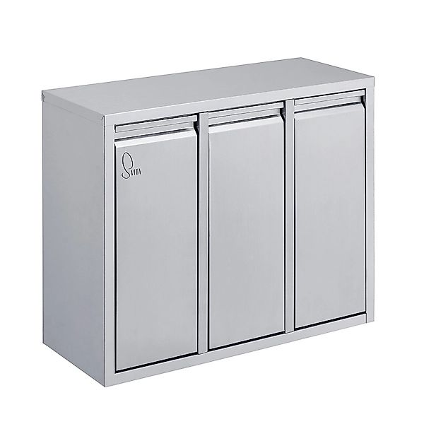 Svita H3X8 Mülleimer Wandbefestigung Mülltrennsystem 3 Fächer 3x8L 24 Liter günstig online kaufen