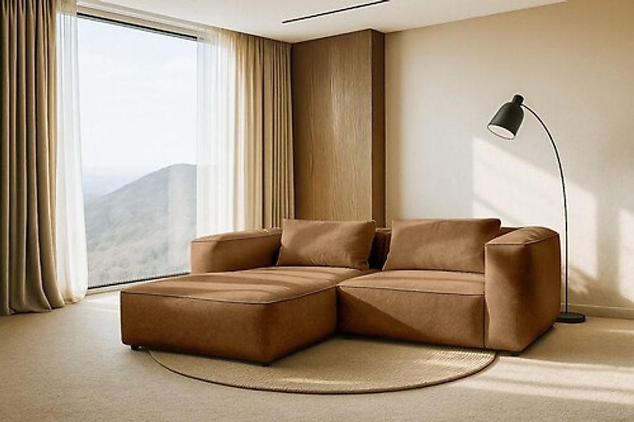 Home affaire Ecksofa »Tvinnet« Breite 228 cm, extra tiefe Sitzfläche, kubis günstig online kaufen