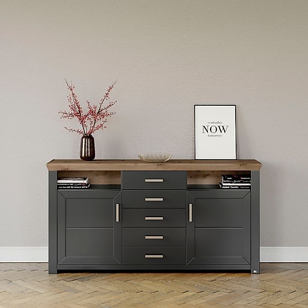 set one by Musterring Sideboard "York" Typ 55, mit viel Stauraum, im Landha günstig online kaufen