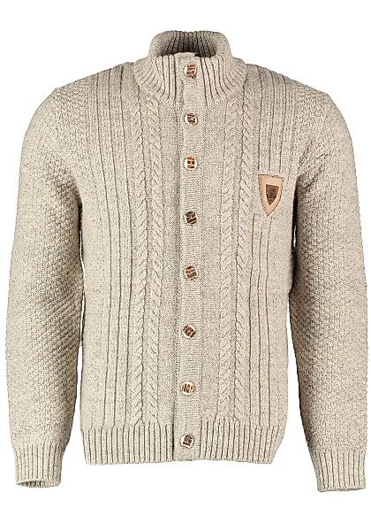 OS Trachten Strickjacke Fenari Rundhalsausschnitt günstig online kaufen
