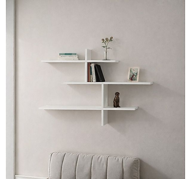 Decortie Wandregal Leo, Modernes Wandregal, Schwimmendes Regal, 22 x 123 x günstig online kaufen