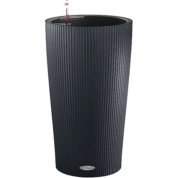 Lechuza® Pflanzkübel Pflanzsäule Cilindro Color 32 schiefergrau (Komplettse günstig online kaufen
