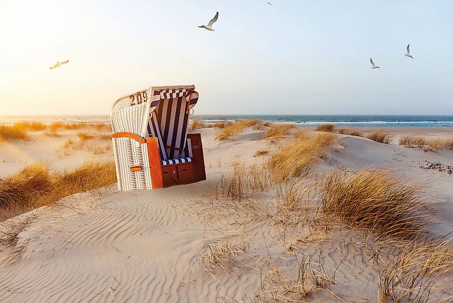 Bönninghoff Leinwandbild, Strand-Strandbilder-Meer-Meer Bilder-Landschaft-N günstig online kaufen