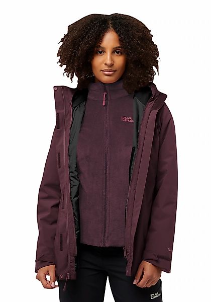 Jack Wolfskin 3-in-1-Funktionsjacke "ROTWAND 3IN1 JKT W", mit Kapuze günstig online kaufen